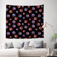thumbnail image 3 of Tapestry Wall Hanging Paw Print Animal Tapestries Home Decor for Bedroom Aesthetic 60 X90 IN, 3 of 3
