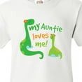 thumbnail image 4 of Inktastic My Auntie Loves Me Dinosaur Youth T-Shirt, 4 of 5