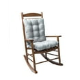 thumbnail image 2 of 2 Pcs/Set Rocking Chair Cushion Anti-fading Polyester Fiber Rattan Chair with Gentle Sofa Cushion Good Elasticity Seat Replacement and Bottom Outdoor No.4, 2 of 9