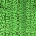 thumbnail image 1 of Ahgly Company Indoor Square Abstract Green Modern Area Rugs, 3' Square, 1 of 4
