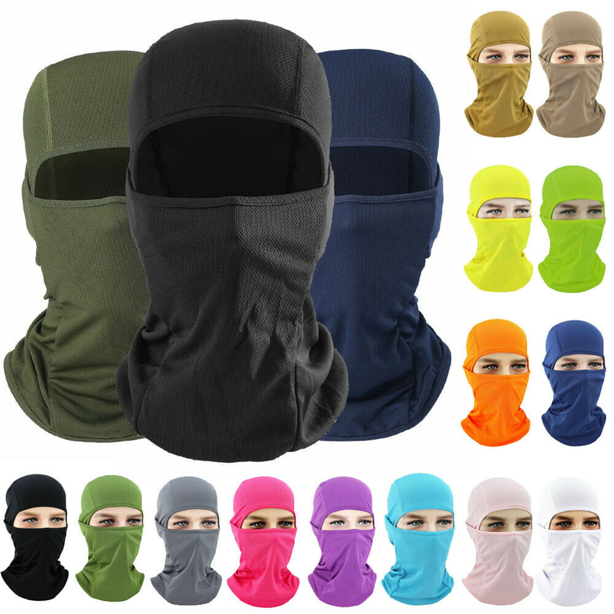Balaclava Tactical Motorcycle Cycling Sport Outdoor Ski Full Face Mask Helmet 