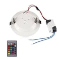 thumbnail image 2 of kurtrusly Aluminium Ceiling Lamp 10W 9 LED 85lm Remote Control Battery Powered RGB Light Meeting Room Bedroom Lighting Tool, 2 of 6