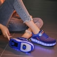thumbnail image 5 of YAZI Kids Roller Shoes Boy Girl Sneakers with Wheels Become Sport Sneaker with Led for Christmas Birthday Children Show Gift, 5 of 15