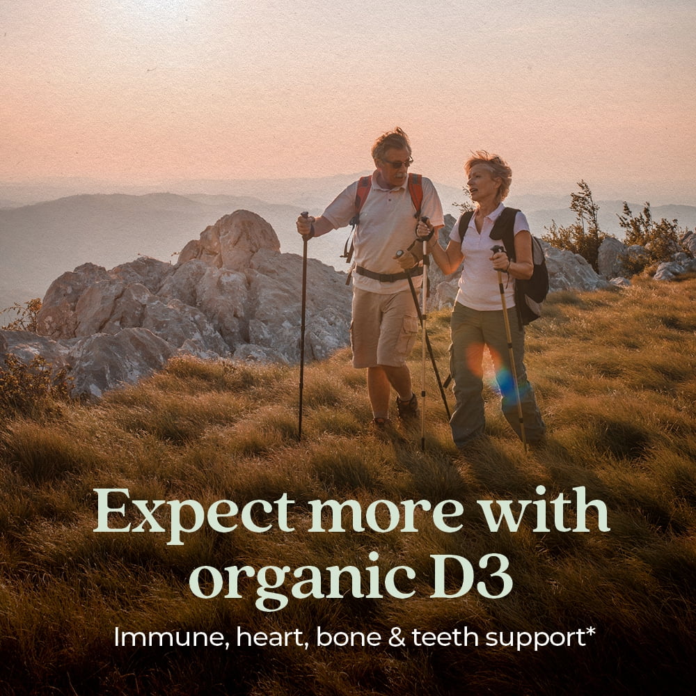 New Chapter Fermented Vitamin D3 2,000 IU, Organic, ONE Daily for Immune, Heart & Bone Support, 30 Veg Tabs