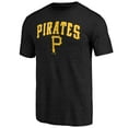 thumbnail image 2 of Men's Black Pittsburgh Pirates Vintage Cooperstown Collection Wahconah Tri-Blend T-Shirt, 2 of 3