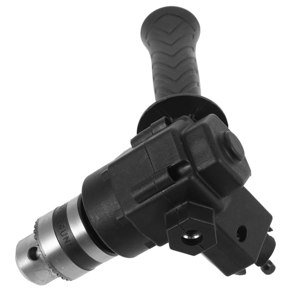Homoyoyo Right Angle Drill Attachment Chuck Black Electric Tool Accessory for Power Drills 1 Set