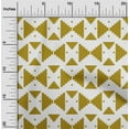thumbnail image 2 of oneOone Cotton Poplin Lime Green Fabric Geometric Sewing Craft Projects Fabric Prints By Yard 42 Inch Wide, 2 of 4