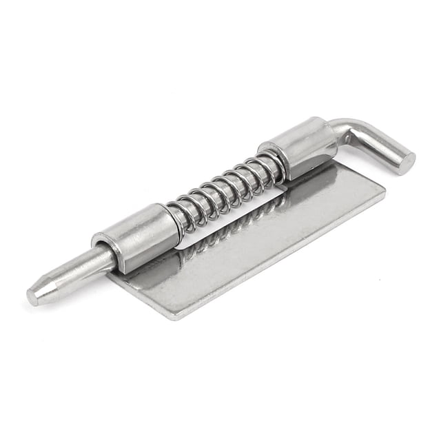 Cerrojo de barril con resorte de acero inoxidable 304 de 90 mm x 25 mm, mano derecha, sin agujero