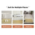 thumbnail image 6 of Muddy Rug, Boho Bathroom Decor Rug with Tassels: Waffle Weave Bath Mat, Ultra-Soft, Non-Slip, Super Absorbent & Quick Dry for Bathroom Floor, Machine Washable, 24"x36", Beige Yellow, 6 of 8