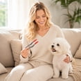 thumbnail image 5 of 4.7 inch Pet Eye Cleaner, Soft Clip Brush Grooming Tool, Gentle Tear Stain Remover for Dog Cat Daily Care Hygiene Cleaning, 5 of 5