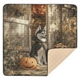 thumbnail image 6 of WOBOGO Hallowween Husky Baby Playmats Extra Large Waterproof Rollable Activity Pads for Toddlers 50×50inch, 6 of 7