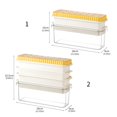 thumbnail image 3 of Large Ice Cubes Tray For Big Ice Ball Space Saving Storage Designs Plastic Molds Easy Releases Kitchen Refrigerator Tool, 3 of 8