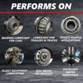 thumbnail image 6 of Dynatex Hi-Temp Wheel Bearing Grease 16 oz Tub - Lithium Complex NLGI #2, Dropping Point >500°F, High EP & Anti-Wear, Multi-Purpose (4-Pack), 6 of 9