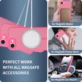 thumbnail image 5 of ShellTech Compatible with iPhone 16e Magnetic Slim Case Full Camera Protection, Compatible with Magsafe, Drop Protection,Matte Back Bumper Phone Cover for Women Girls,Rose, 5 of 6