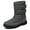 Gris, variante sur Colisha Bottes de Neige pour Femmes et Hommes Doublure en Peluche Bottines Chaudes Antidérapantes Confortables pour l'Hiver Chaussures d'Extérieur Imperméables Noires 6
