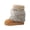 Brown, variant on Women's Faux Fur Winter Snow Boot Fuzzy Fluffy Mid-Calf Snow Boots Suede Warm Fur Lined Booties Brown