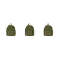 thumbnail image 4 of Decodeary Stylish Unisex Backpack With Large Capacity And Adjustable Straps Durable Cloth School Backpack School Bag Book Bag olive 3Set, 4 of 6