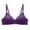 Purple, variant on ZKCCNUK Women's Bras Soild Wire Underwear Bra Everyday Small Cup Underwear Everyday Bras Size S-2XL