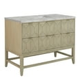 thumbnail image 2 of James Martin Vanities D100-V48-PBO-3VSL Emmeline 48" Single Basin Ash Wood Vanity Set -, 2 of 5