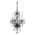 thumbnail image 3 of 5534-CH-CL-S-Crystorama Lighting-Traditional Crystal - 15 Inch 4 Light Chandelier-Swarovski Strass Crystal Type-Polished Chrome Finish   -Traditional, 3 of 3