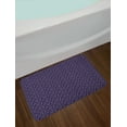 thumbnail image 2 of Floral Bath Mat, Lilac Bell Flowers and Green Ears of Wheat Style Pattern, Plush Bathroom Decor Mat with Non Slip Backing, 29.5" X 17.5", Dark Purple Mint Green, by Ambesonne, 2 of 2