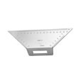 thumbnail image 1 of ziyahi Stainless Steel Ruler Vertical Gauge Portable Drawing Protractor Measuring Tool Drafting Woodworking Accessory for 90 Degrees 45 Degrees, 1 of 6