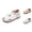 White, variant on Dress Shoes for Girls Kids Toddler Spring Summer Lightweight Breathable Casual Flats Solid Color Smart Leather Sneakers Sandals