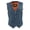 MDL4000-BLUE, variant on Milwaukee Leather Women's Premium Denim Motorcycle Rider Vest | MDL Small