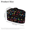 thumbnail image 6 of HELLHERO Colored Lantern Patterns Clothes Iron Storage Case Polyester with Zipper Closure Lightweight Travel Iron Organizer for Travel Clothes Steamer, Case Only, 6 of 6