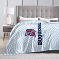 thumbnail image 4 of Duquesne University Fleece Blanket, Very Soft Microfiber Flannel Blanket for Couch Warm and Cozy for All Seasons, 4 of 6