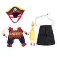 thumbnail image 4 of TEHAUX 1Pcs Pirate Design Pet  Costume L for Dog Cat Funny Costume and Photo Taking, 4 of 7