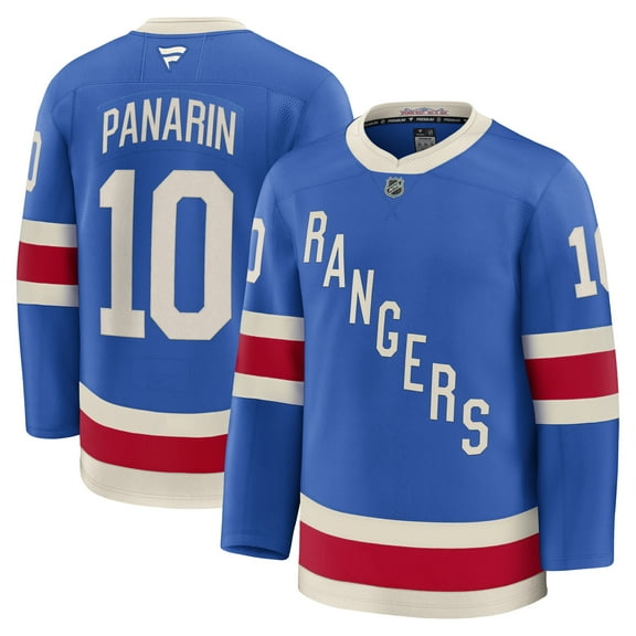 Men's Fanatics Artemi Panarin Blue New York Rangers Centennial Premium Jersey