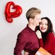 thumbnail image 4 of GOOHOCHY 1 juego de globos de corazón para fiesta, para boda, San Valentín, noche romántica, propuesta., 4 of 8
