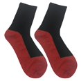 thumbnail image 3 of Calcetines de fibra aluminizada Aislamiento de fibra de calor debajo de los calcetines deportivos de esquí (rojo) Likrtyny Para estrenar, 3 of 3