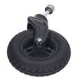 thumbnail image 3 of Rueda giratoria universal de 7 pulgadas con buje de PU y PVC para silla de ruedas, repuesto para rueda delantera, capacidad de carga de 120 kg, 3 of 14