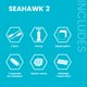 thumbnail image 3 of Bote inflable Intex Seahawk 2 de PVC para 2 personas, 236 kg, 3 of 5