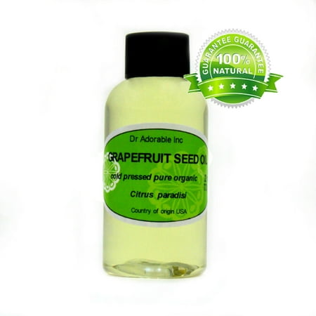 Dr Adorable - 2 oz - Grapefruit Seed Oil - 100% Pure Organic Cold Pressed Natural Hair Skin Care Anti Aging