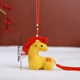 thumbnail image 4 of Goowood Chinese Knot Acrylic Horse Pendant 13cm Red Tassel Car Rearview Charm Good Luck Feng Shui Ornament for Chinese New Year Home Wall Hanging, 4 of 9
