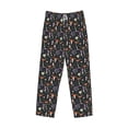 thumbnail image 4 of Goofa Mushroom Printed Soft Pajama Pants for Men, Wide Leg Comfy Casual Lounge Yoga Pants-Medium, 4 of 9