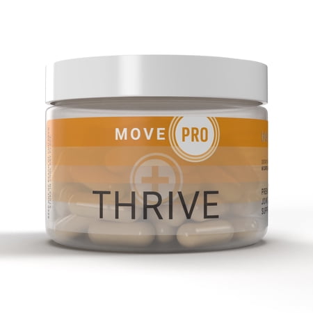THRIVE MOVE Pro Joint Support Supplement | 60 Capsules | Glucosamine, Chondroitin, Boswellia, and Turmeric for Joint Health & Mobility
