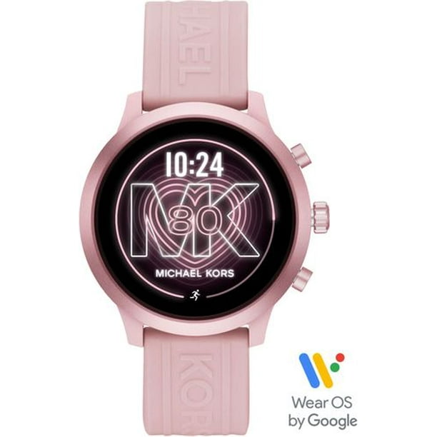 Michael Kors - Access MKGO Smartwatch 43mm Aluminum - Pink With Pink Band -  