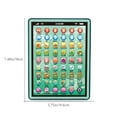 thumbnail image 3 of LEEYNEER Clearance Kids Tablet Boys Learning Pad With LED Teach Alphabet Numbers Math Early Development Interactive Electronic Toy Christmas Gifts Baby Toys For Boys Best Gift, 3 of 7