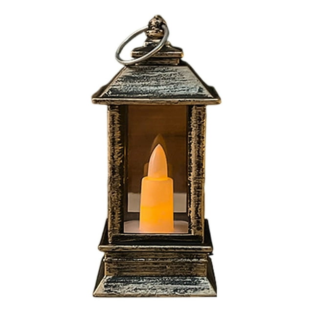 Desktop Ornament for Indoor Outdoor Use Battery Operated Flickering Flame Lamp Camping Light Wired LED for Parties and Home Décor