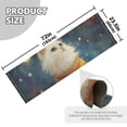 thumbnail image 2 of Cat with Moon Stars Runner Rug Machine Washable Area Rugs Carpet Non Slip Entryway Mat for Bedroom Entryway Front Door, 2 of 7
