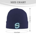thumbnail image 2 of Seattle Torrent Beanie Hat Knitted Warm Winter Cap, 2 of 5