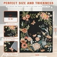 thumbnail image 2 of Office Chair Mat for Hardwood Floor 36"X 48" Office Rugs for Gaming Rolling Chairs Computer Desk Chair Non-Slip Butterfly Floral Protector Mats for Hard Floor & Tile Floor Decor, 2 of 6