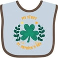 thumbnail image 3 of Inktastic My First St Patrick's Day Baby's First St Patrick's Boys or Girls Baby Bib, 3 of 4