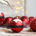 thumbnail image 4 of 12 bolas decorativas para árbol de Navidad con purpurina, color A, 4 of 5