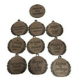thumbnail image 2 of ShinYu 10 Adornos Navideños con Nombres, Decoraciones Religiosas para El Árbol, Regalos Únicos de Madera Que Celebran El Nacimiento de Cristo., 2 of 6