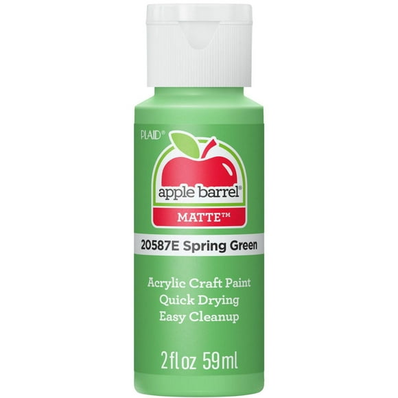 Peinture acrylique mate Apple Barrel Colors, 2 fl oz (59 mL), Vert printemps